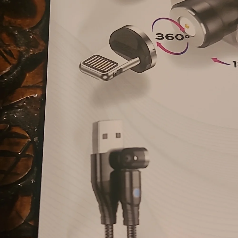 360° Universal Magnetic Charge Cable